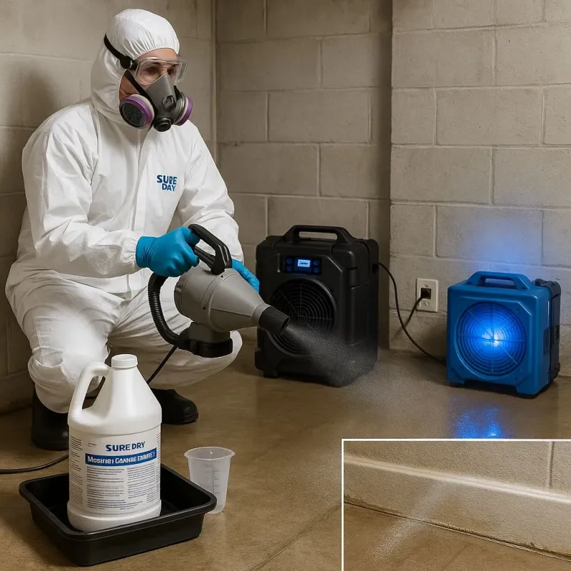 Sanitization and Odor Removal process in Dunes City, OR